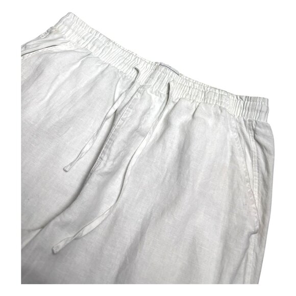 COTTON ON 100% Linen Lightweight Breathable Summer Boating Pants Mens Large - Picture 4 of 7